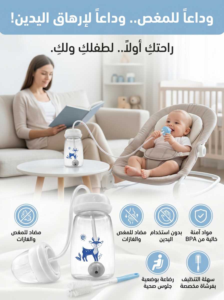 تهناي من الوجع والغازات! 👶_الرضاعة العجيبة لي غاتريحك 🌟