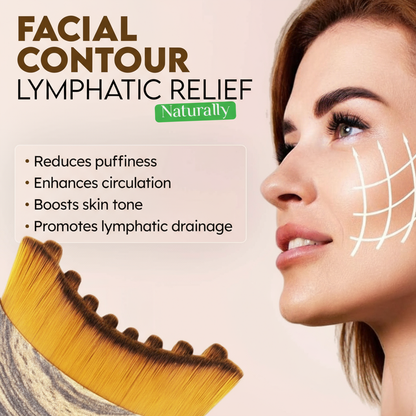 Lymphatic Contour Face Brush-Anti-Puffiness Detox